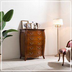 [더리체] 메라토 샤인 엔틱 5단 서랍장, 단품, 상세 설명 참조