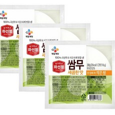 CJ 하선정 쌈무(새콤한맛), 3개, 200g