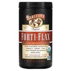 Barlean's 유기농 Forti-Flax 아마씨 가루 454g(16oz), 454g, 1개