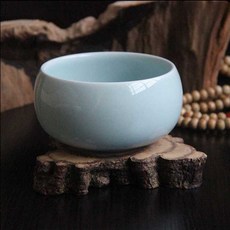 발우 사찰 발우공양 식기 도자기 불음그릇, 녹색 12.7cm