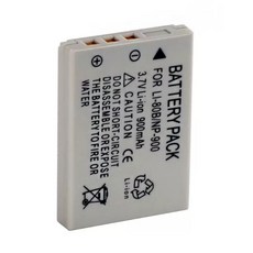 올림푸스 CCD Li-80B 디지털 카메라 배터리 T-100 T110 X36 충전기 세트 호환, LI-80B 배터리