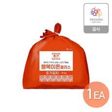 종가 행복이온플러스 포기김치10kg, 1개, 10kg