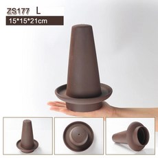 어항 세라믹 탱크 원반 물고기 천사 번식 콘 동굴 장식, 1개
