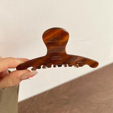 럭셔리 빈티지 프랑스 헤어집게핀 10cm