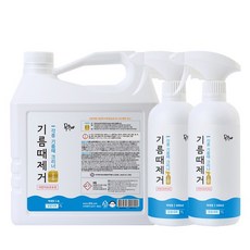 [몽블] 주방기름때제거 500ml 2개+4L /찌든때크리너/기름때/후드청소, 없음, 상세설명 참조