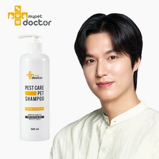 [마이펫닥터] 페스트케어 강아지 샴푸 해충 진드기 심장사상충 각질 천연약용샴푸 500ml, 1개