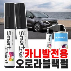 HL만도 스마트 페인트 기아 KA4 올뉴 더뉴 카니발 전용 자동차 붓펜 도색펜 카페인트 투명+컬러 [ 오로라블랙펄 ABP /162 ], 오로라블랙펄/ABP/162