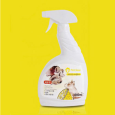 [강아지 탈취] 반려견 강아지 펫크린 탈취제 1000ml 레몬 냄새제거