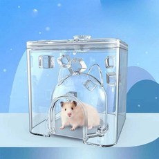 햄스터아이스방 이글루 하우스 케이지 냉방 여름 냉각, 1개, 1. 블루 여름 냉각 하우스