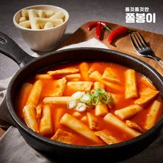 달인의 떡볶이 쫄봉이 4종(8~10인분) 모음 세트, 오리지널1+매운1+짜장1+로제1, 2개