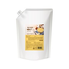 [1+1한정특가] 달콤하고 크리미한 커스터드 베이스 1kg/대용량 카페 베이킹, 1kg, 2개