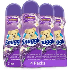 Snuggle 스너글 인 워시 상트 부스터 라벤더 앤 바닐라 오치드, 4개