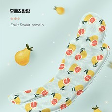 코스모Hagaday어린이 쿨매트 차량용 쿨패드 냉감 쿨매트 친환경소재, 후르츠팡팡, 1개