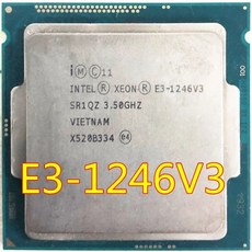 인텔 제온 E3-1246 v3 E3 1246v3 E3 1246 v3 3.5 GHz 쿼드 코어 8 스레드 84W CPU 프로세서 LGA 1150