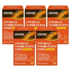 센트휴 난각막 엘라스틴 가수분해물 콘드로이친 프리미엄, 5개, 60정