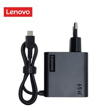 레노버 USB C타입 65W 정품 충전기 어댑터 ADLX65ULGR2A, 블랙