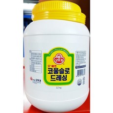같은공간-오뚜기 코울슬로 드레싱 3.2Kg X4 소스 마요네즈드레싱소스 식당용드레싱소스 액상소스 양배추드레싱소스-SS, 본상품