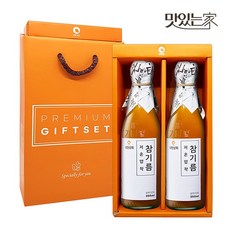 50년전통 대현상회 저온압착 참기름 350ml 2병 선물세트 (선물케이스포장), 2개