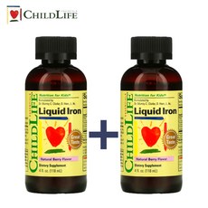 차일드라이프 어린이 철분제 액상 베리맛 118ml 2팩, 2개