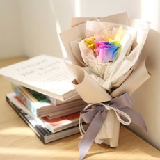[텐바이텐] 레인보우 장미 꽃다발