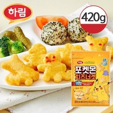 하림 포켓몬 치즈너겟 420g 3봉, 3개