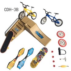 핑거보드 스케이트 미니어쳐 장난감 tech finger scooter 두 바퀴 미니 보드 램프 부품 세트 finger bmx fingertip bikes fingerboard, cdh-3b, cdh-3b