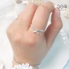 고래꼬리은반지