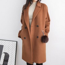 프렌치캣레드퍼장식코트q85dbc040