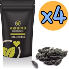 Hanse&Pepper 프리미엄 천연 통카빈 통카 콩 바닐라맛 브라질산 50g x 4개