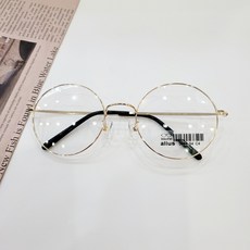 동그리안경 남자 여자 안경테 골드 ALIUS 0554 54