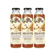 백설 리얼 배도라지청 310ml 3개, 상세내용참조, 상세내용참조, 단일수량