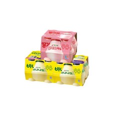바나나맛(단지)우유 x8개+딸기맛(단지)우유x4개