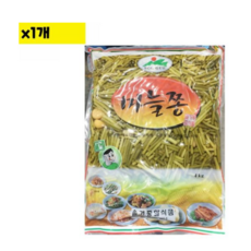 솔거 식당용 가게 식자재 일식 대용량 업소용 절임 류 반찬 마늘쫑 4kg 1개