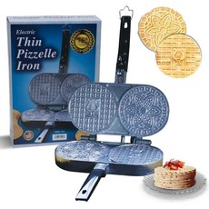 C Palmer Extra Thin Pizzelle Iron Model 7500 Pizelle Maker Electric American Made Press 5인치 정통