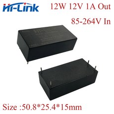 Hilink 12W 12V 1A 출력 AC DC 전원 모듈 HLK 12M12 공급 장치 제조 업체, 1개