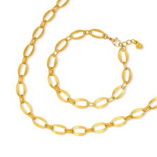 24k체인목걸이팔찌세트