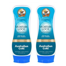 오스트레일리안 골드 모이스쳐 락 탠익스텐더 바디로션 태닝 보습 로션 237ml 2개 Australian Gold Moisture Lock Tan Extender