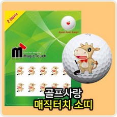 띠골프공스티커