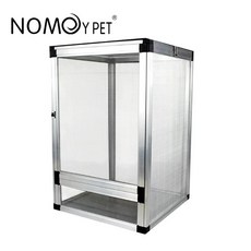 파충류 분리형 서식지 탱크 테라리움 투명 알루미늄 에어 스크린, 1개, 2.Silver-S