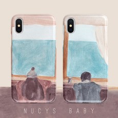 어플케이스 12 심플 노르딕 페인팅 샤미포스터칼라 사과폰 IPHONE78PLUSXSMAX 커플 XR 핸드폰케이스 11PRO