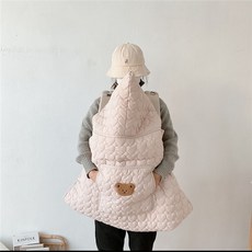 아기 방한 다기능 유모차 담요 방풍 망토 따뜻한 커버 가을 겨울 유아 부모 단열 편안함, 케어베어 방풍 커버(업그레이드 + g+ 벨벳)