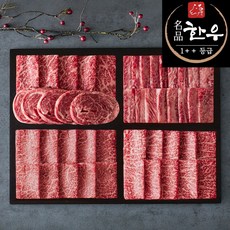 1++ 마장동 명품 한우 투뿔 1.2kg 800g 모듬세트 구이용 세트, 1++ 한우 모듬 600g