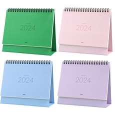 봉주르 2024 탁상캘린더 4개