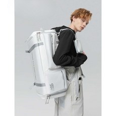 대용량 스키 스노우보드 가방 백팩 보관 스포츠, 그레이 55L 65x38cm