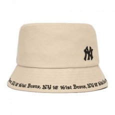 (정품)MLB 엠엘비 고딕버킷햇 NY (Beige)