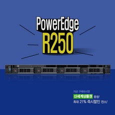 Dell PowerEdge R250 E-2334 3.4G 4C 8GB 1TB