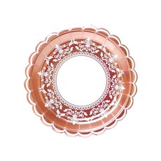 피플스파티 파티접시 메탈릭 클래식 소 18cm, 1개, 6개입