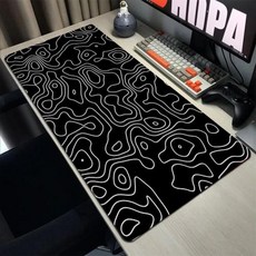 Topographic Map Art Mouse Pad 게이머 마우스 패드 Pc 게임 액세서리 데스크 매트 컴퓨터 키보드 데스크 매트 잠금 에지 소프트 마우스 Ped, 없음, 132) XM00014 223 - 550x1000x3m - 무선map1000