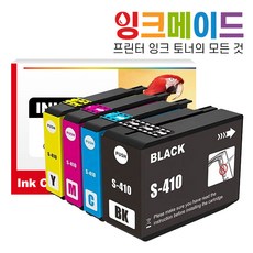 잉크메이드 INK-K410 C410 M410 Y410 호환 잉크 4색 세트 SL-J2920W SL-J2960FW