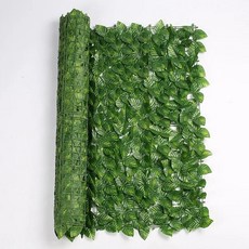 인조 아이비 울타리 녹색 잎 패널 가짜 사생활 스크린 야외 정원, F.1m x 3m